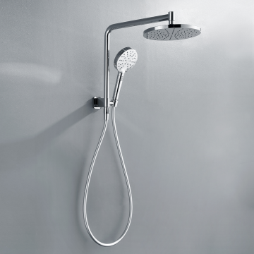 Douche jumelle compacte ronde