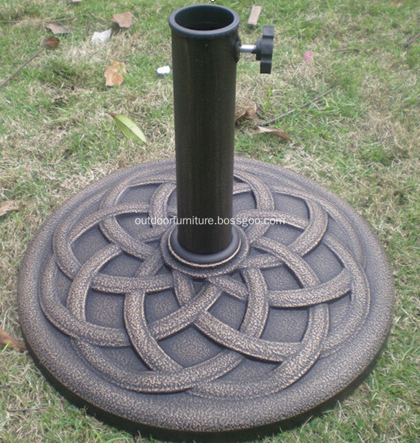 DL-053-9Garden 9KGS Typic Resin Round Parasol Base