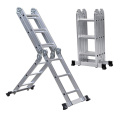 Aluminum Handrail  Folding Multi-purpose Ladder