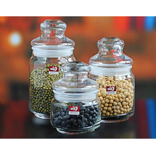 Glass Mason Jar and Glass Jar with Lid Different Capacity