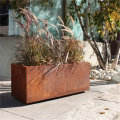 Planteur en acier Corten en pot