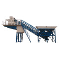 Low cost mobile ready mixed concrete batching plant