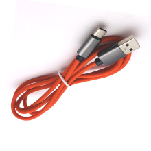 Silicone USB Type C Micro Lightning Data Cable