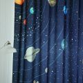 Art Hanging Textiles Home Cartoon Curtain