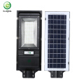 High quality ip65 outdoor Stamping iron 60w 100w 120w integrated all in one led solar street light