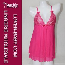 Venta al por mayor rosada de la ropa interior de la muñeca del cordón del superventas (L2538-2)