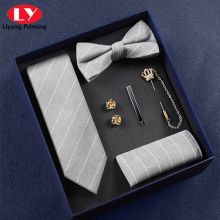 conjunto de gravata e gravata borboleta caixa de presente