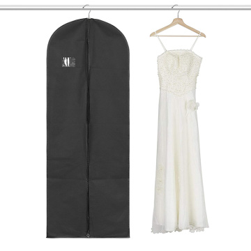 Newest Foldover Plastic Zipper Wedding Dress Garment Bag