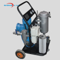 movable lubricating oil filter cart