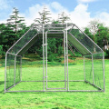 GIBBON Chicken Run galvanized door with lock, Walk-in Chicken Coops Hen Run House Shade Cage