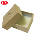 Small Square Brown Kraft Jewelry Cardboard Box