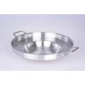 Stainless steel gas griddle comal frying pan
