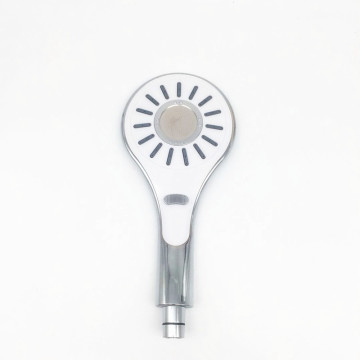 Round Plastic Polished Manual Hand Shower