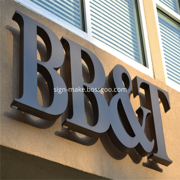 aluminum letters