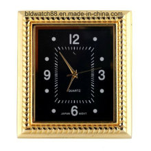 Mini Clock Square Case Quarz Uhr Einsätze mit Japan Bewegung