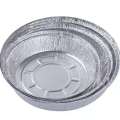 750 ml 7 pouces round en aluminium en aluminium