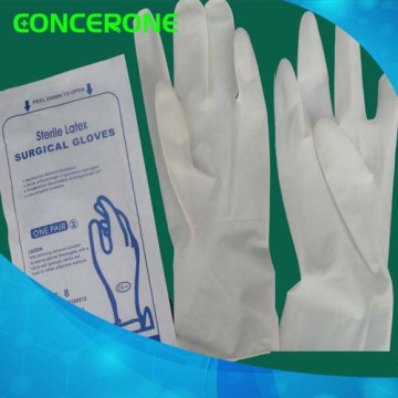 9′′-11′′ Disposable Latex Surgical Gloves with Most Competitive Price