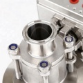 Stainless Steel Clamped Tank Bottom Pneumatic Ball Valve