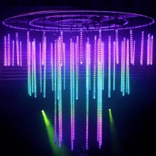 Lâmpada LED lustre colorida de mudança de cor para palco