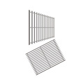 Grille de cuisson pour barbecue en fil d&#39;acier inoxydable rectangulaire