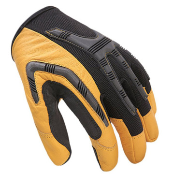 High Visibility Impact Drilling Shock Work Mechanical Gloves