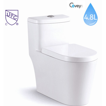 Toilette monobloc en céramique avec marque d&#39;eau (CVT831)