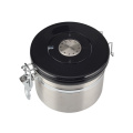 Stainless Steel Airtight Coffee Canister With Date Dial
