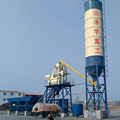 HZS35 mini stationary type concrete batching plant price