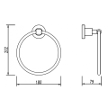 Wall Mounted Bath Towel Ring