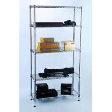 DIY Chrome Metal Book Display Rack for Home/Office (LD9035180A5C)