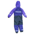 Purple Hooded Reflective Waterproof Jumpsuits