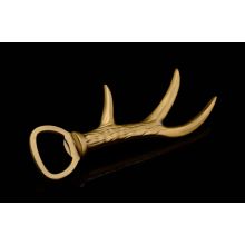 Horn Antique Gold Plated Metal Bottle Opener (GZHY-BO-006)