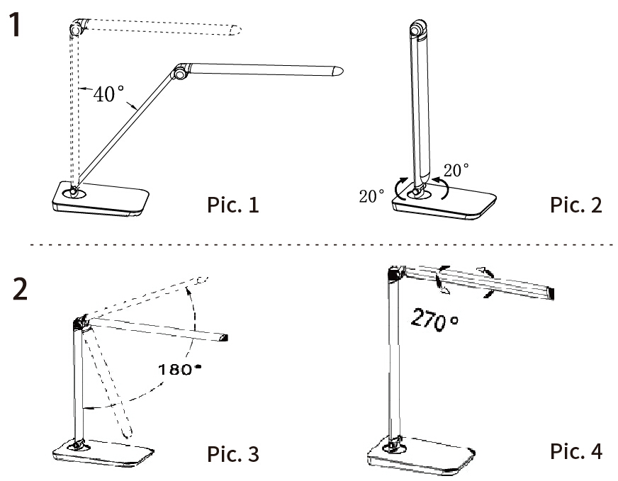 Rechargeable Battery Table Lamp