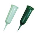 Plastic cemetery vases Metal cone vases water tube