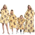 Custom printed oversized sweatshirt blanket hoodie