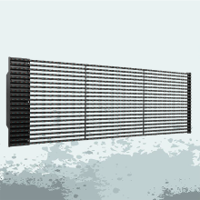 P25 Outdoor led video media facade screens