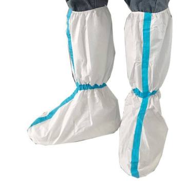 PE Non woven Hospital shoe cover Ankle High