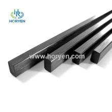 Batten de barra plana de barra retangular de fibra de carbono sólido