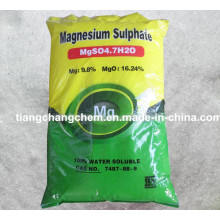 Grau de Fertilizante Sulfato de Magnésio 99% (MgSO4.7H2O)