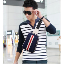 Fashion Striped Crossbody Shoulder Bag for Men