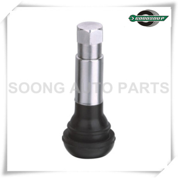 Snap in tubeless rubber tire valves TR414C