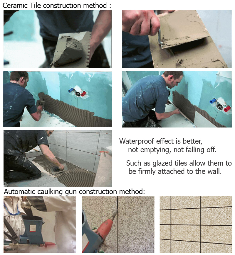 ceramic tile adhesive for shower walls