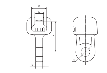 Socket Clevis Eye and Tongue