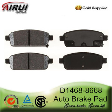 D1468-8668 Rear Brake Pad for Buick, Chevrolet and Opel