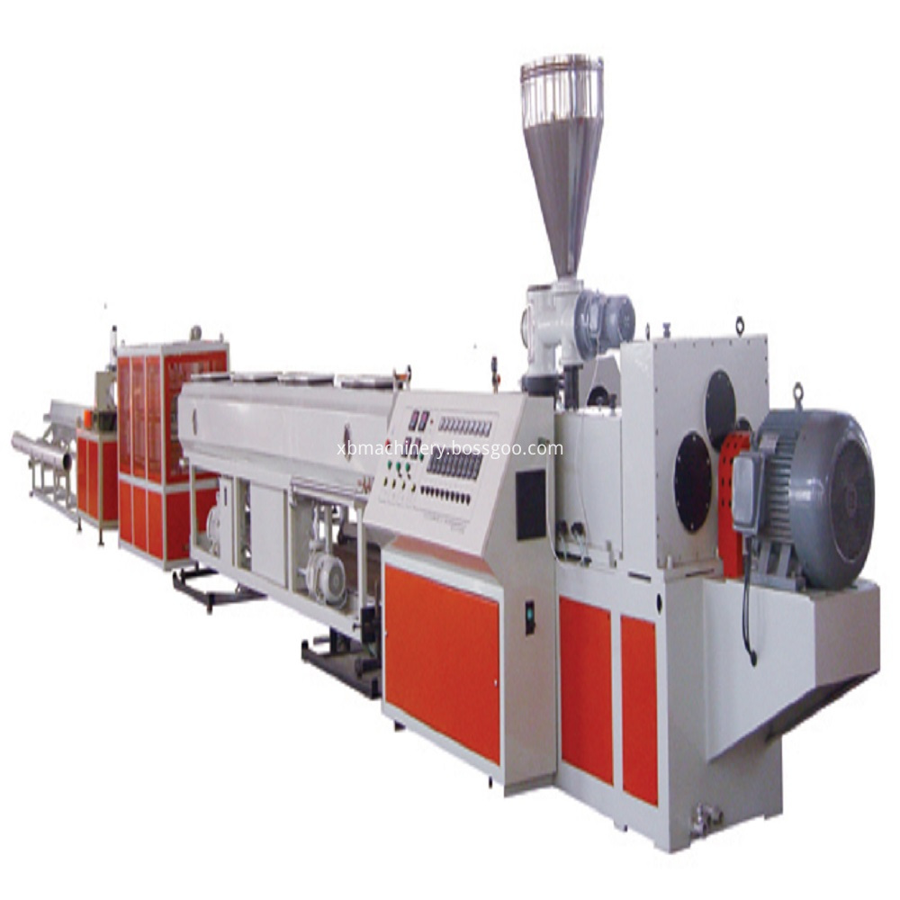 plastic pipe extrusion line