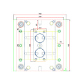 Clear bottle body canister injection molding