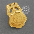 Gold überzogenes Militärabzeichen Kundenspezifisches Sicherheitsabzeichen (GZHY-BADGE-086)