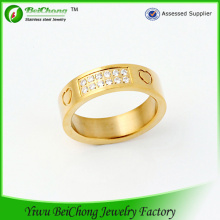 Love Gold Ring Design for Couples