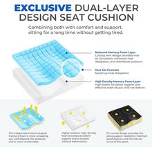 Dual Layer Memory Foam Chair Cushion