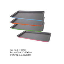37*26 cm colorful coating sheet pan